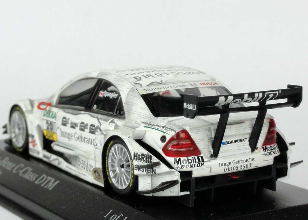 Foto 1:43 Mercedes-Benz C-Klasse DTM 2005 Persson, Junge Gebrauchte Nr.20, Bruno Spengler Minichamps 400053520