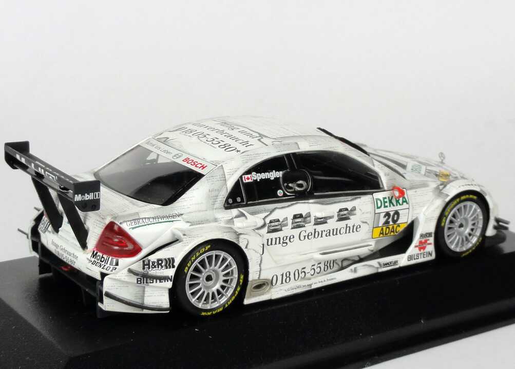 Foto 1:43 Mercedes-Benz C-Klasse DTM 2005 Persson, Junge Gebrauchte Nr.20, Bruno Spengler Minichamps 400053520