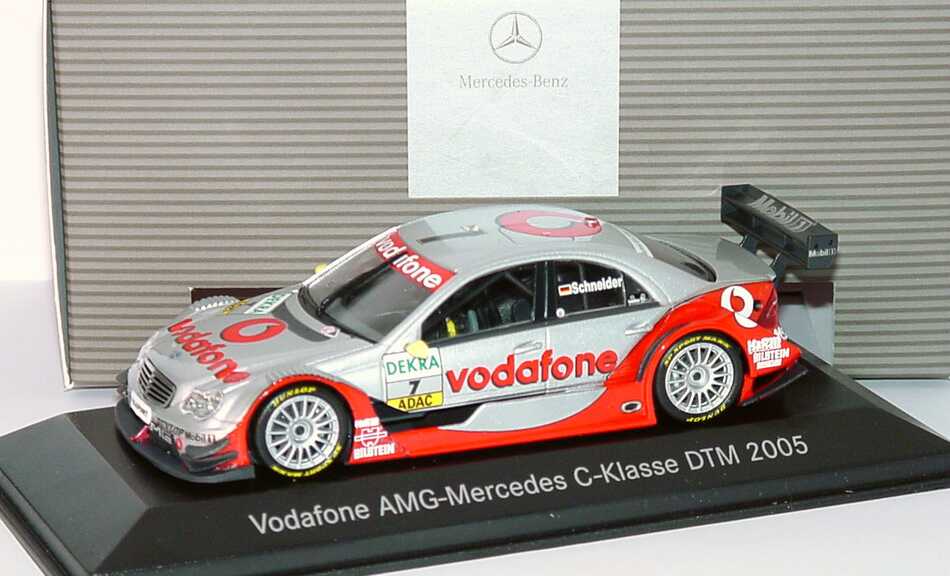 Foto 1:43 Mercedes-Benz C-Klasse DTM 2005 Vodafone Nr.7, Schneider Werbemodell Minichamps B66962231