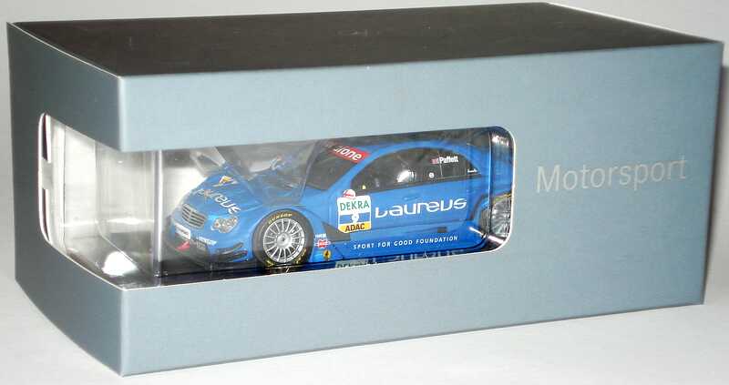 Foto 1:43 Mercedes-Benz C-Klasse (W203) DTM 2007 Laureus Nr.9, Gary Paffett Werbemodell Minichamps B66962277