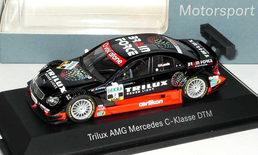 Foto 1:43 Mercedes-Benz C-Klasse (W203) DTM 2007 Trilux Nr.18, Lauda Werbemodell Minichamps B66962281