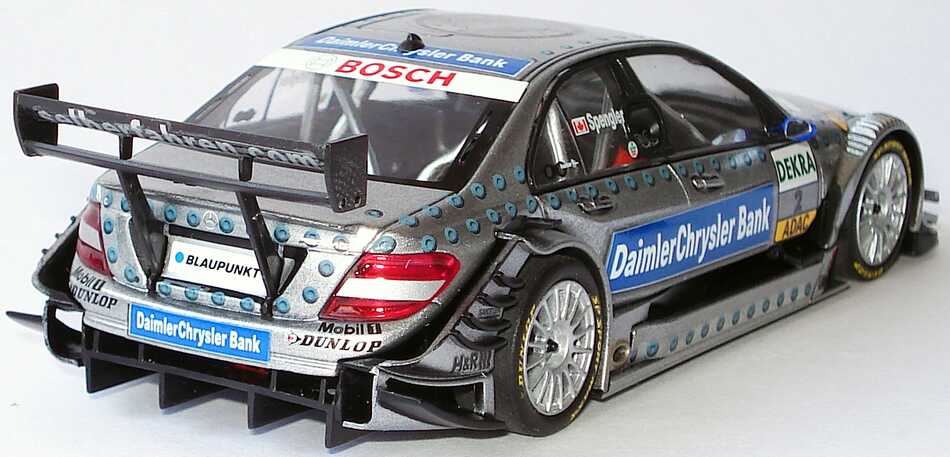 Foto 1:43 Mercedes-Benz C-Klasse (W204) DTM 2007 DaimlerChrysler Bank Nr.2, Bruno Spengler Werbemodell Minichamps B66962274