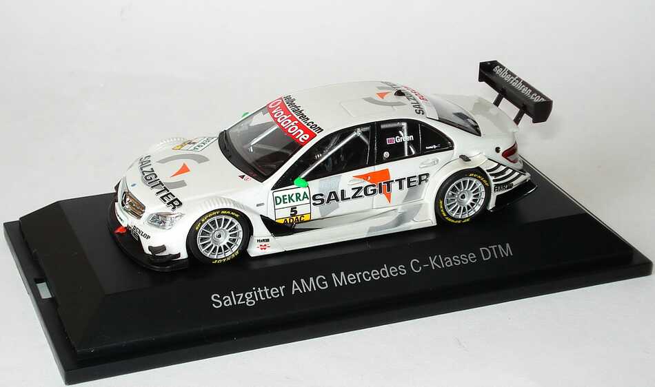Foto 1:43 Mercedes-Benz C-Klasse (W204) DTM 2007 Salzgitter, AMG Nr.5, Jamie Green Werbemodell Minichamps B66962275