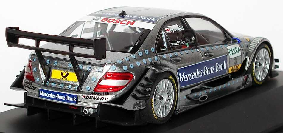 Foto 1:43 Mercedes-Benz C-Klasse (W204) DTM 2008 Mercedes-Benz Bank, AMG Nr.3, Bruno Spengler Werbemodell Minichamps B66962291