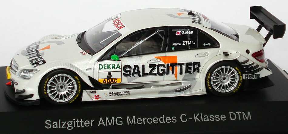 Foto 1:43 Mercedes-Benz C-Klasse (W204) DTM 2008 Salzgitter, AMG Nr.5, Jamie Green Werbemodell Minichamps B66962292