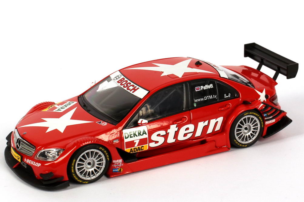 Foto 1:43 Mercedes-Benz C-Klasse W204 DTM 2008 Stern Nr.7 Gary Paffet - Werbemodell - Minichamps B66962289