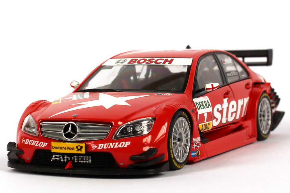 Foto 1:43 Mercedes-Benz C-Klasse W204 DTM 2008 Stern Nr.7 Gary Paffet - Werbemodell - Minichamps B66962289