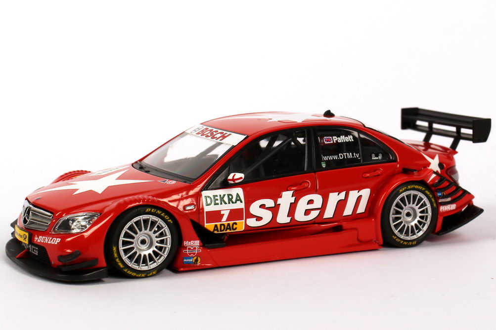 Foto 1:43 Mercedes-Benz C-Klasse W204 DTM 2008 Stern Nr.7 Gary Paffet - Werbemodell - Minichamps B66962289
