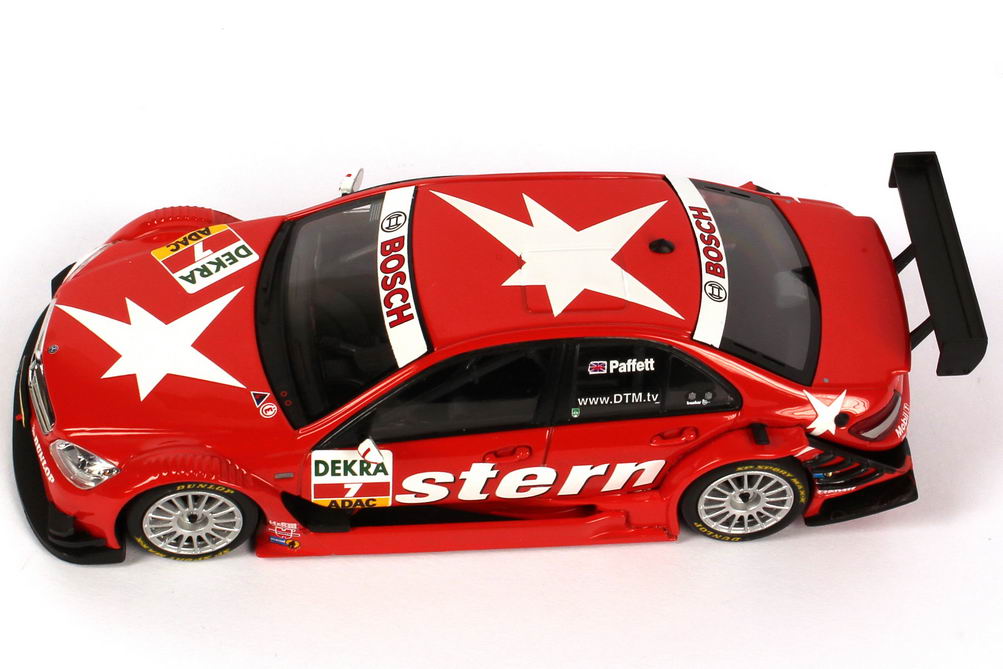 Foto 1:43 Mercedes-Benz C-Klasse W204 DTM 2008 Stern Nr.7 Gary Paffet - Werbemodell - Minichamps B66962289