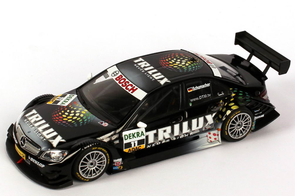 Foto 1:43 Mercedes-Benz C-Klasse (W204) DTM 2008 Trilux, AMG Nr.11, Schumacher Werbemodell Minichamps B66962288