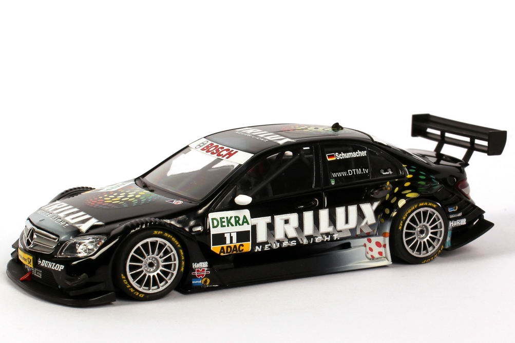 Foto 1:43 Mercedes-Benz C-Klasse (W204) DTM 2008 Trilux, AMG Nr.11, Schumacher Werbemodell Minichamps B66962288