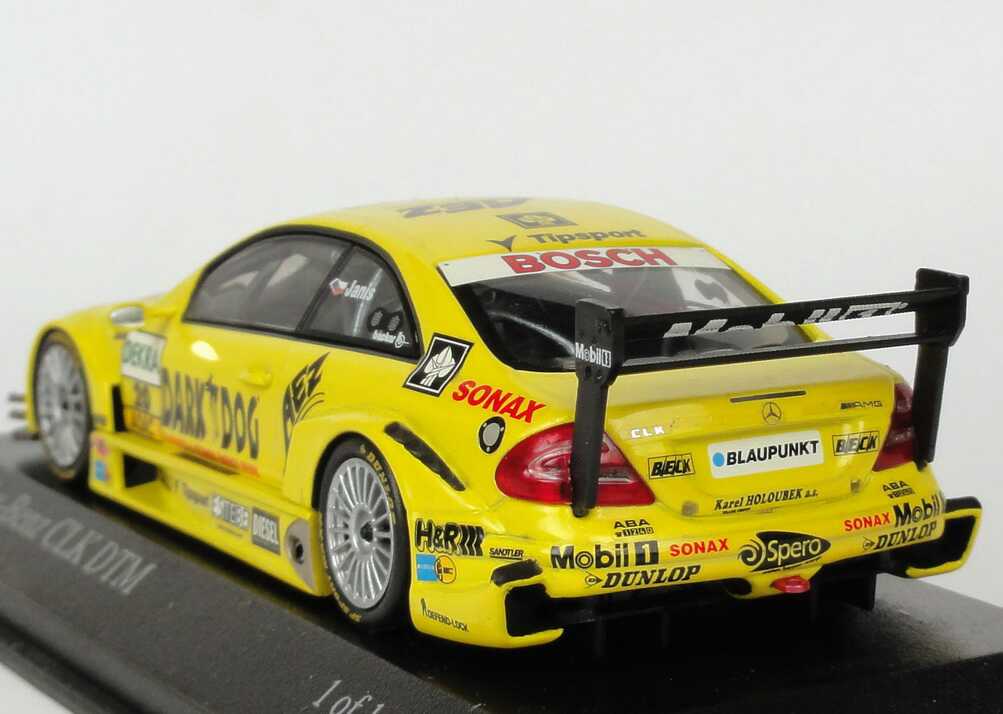 Foto 1:43 Mercedes-Benz CLK DTM 2004 Rosberg, Dark Dog Nr.20, Jaroslav Janis Minichamps 400043320