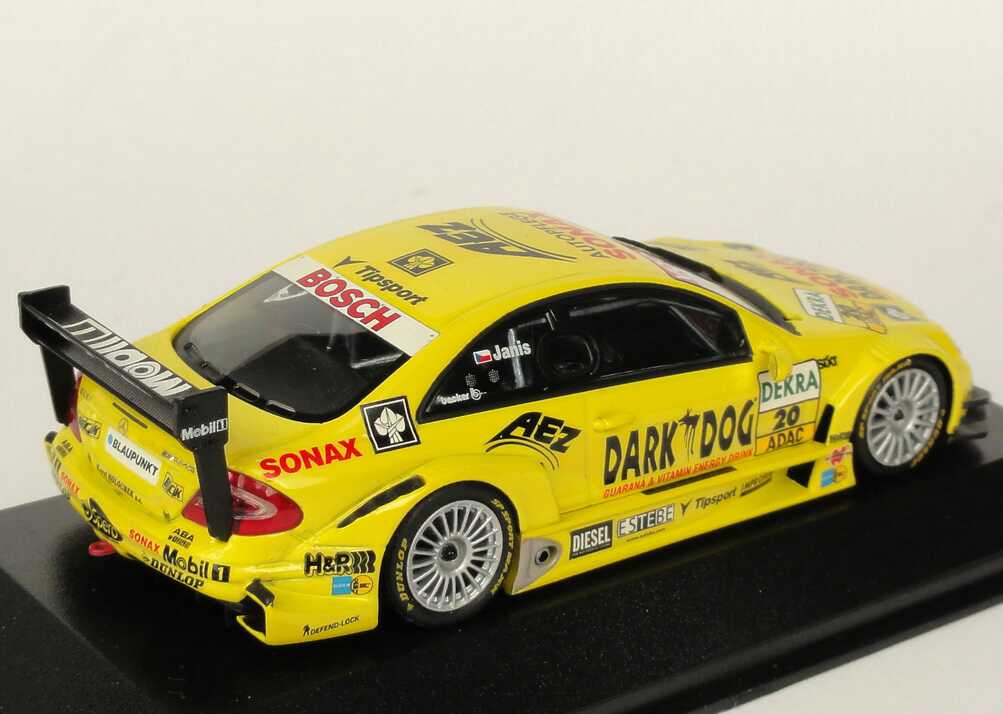 Foto 1:43 Mercedes-Benz CLK DTM 2004 Rosberg, Dark Dog Nr.20, Jaroslav Janis Minichamps 400043320
