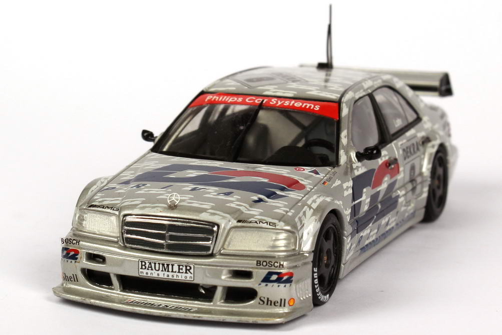 Foto 1:43 Mercedes-Benz C 180 DTM 1994 AMG, D2 Privat Nr.8, Ellen Lohr Werbemodell Minichamps B66005009