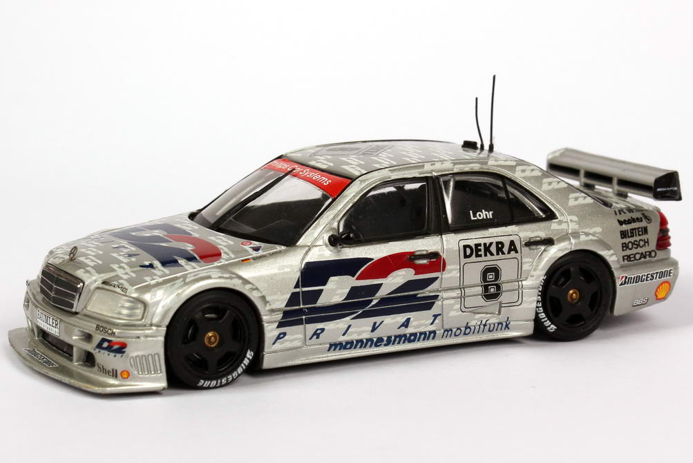 Foto 1:43 Mercedes-Benz C 180 DTM 1994 AMG, D2 Privat Nr.8, Ellen Lohr Werbemodell Minichamps B66005009
