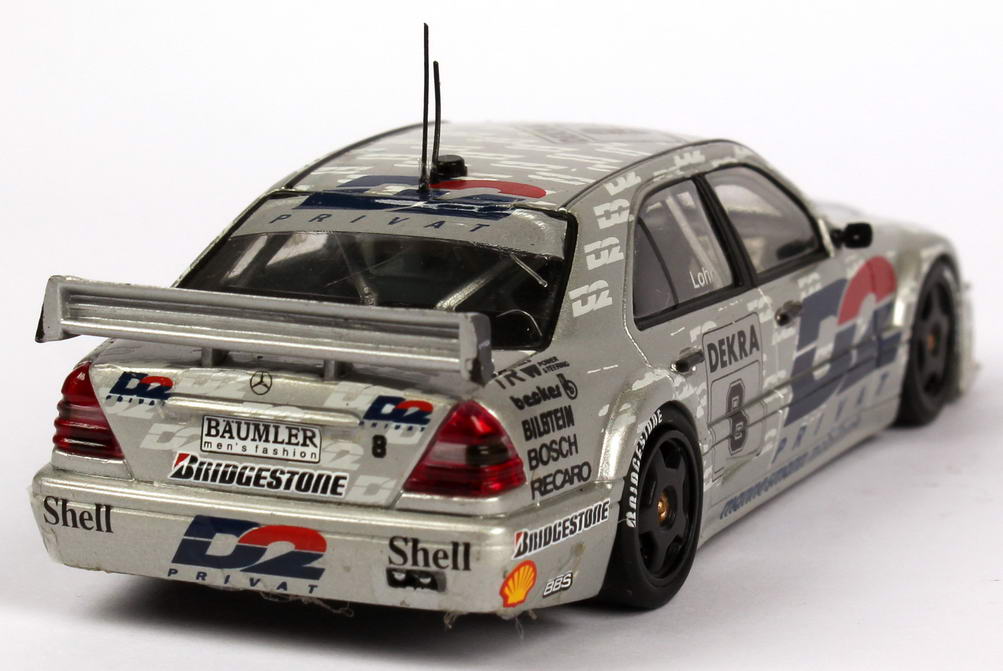 Foto 1:43 Mercedes-Benz C 180 DTM 1994 AMG, D2 Privat Nr.8, Ellen Lohr Werbemodell Minichamps B66005009