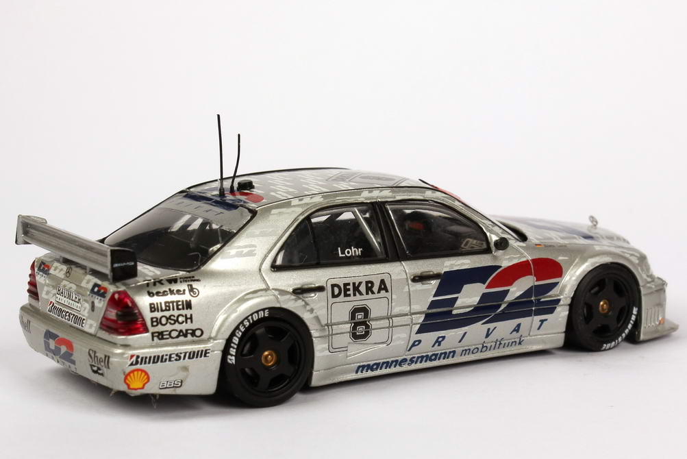 Foto 1:43 Mercedes-Benz C 180 DTM 1994 AMG, D2 Privat Nr.8, Ellen Lohr Werbemodell Minichamps B66005009
