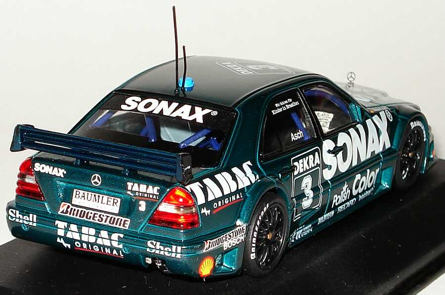Foto 1:43 Mercedes-Benz C 180 DTM 1994 AMG, Tabac/Sonax Nr.3, Roland Asch Minichamps