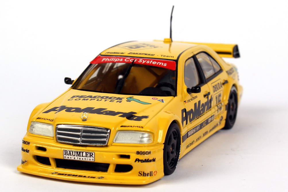 Foto 1:43 Mercedes-Benz C 180 DTM 1994 Zakspeed, ProMarkt Nr.15, Jörg van Ommen Werbemodell Minichamps B66005011
