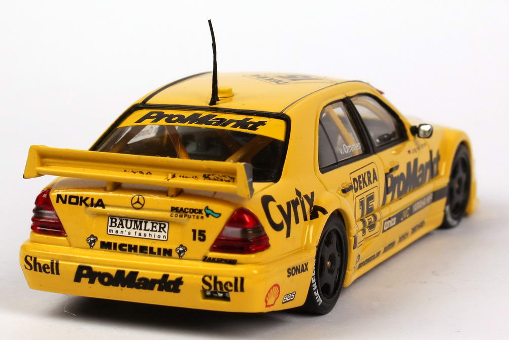 Foto 1:43 Mercedes-Benz C 180 DTM 1994 Zakspeed, ProMarkt Nr.15, Jörg van Ommen Werbemodell Minichamps B66005011