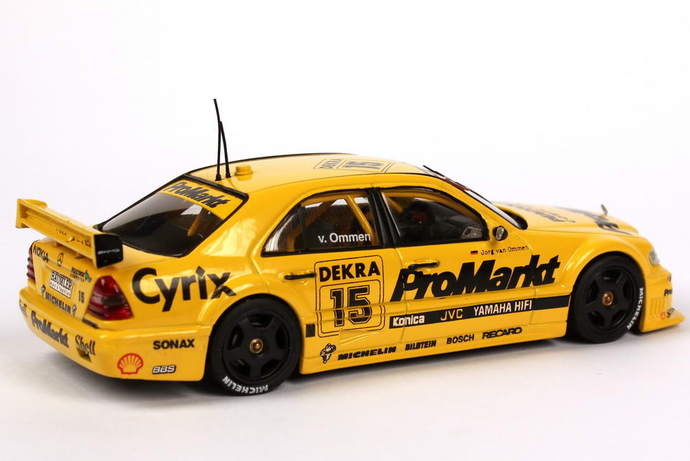 Foto 1:43 Mercedes-Benz C 180 DTM 1994 Zakspeed, ProMarkt Nr.15, Jörg van Ommen Werbemodell Minichamps B66005011