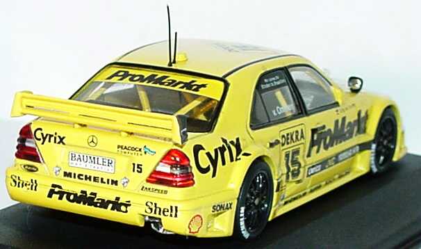 Foto 1:43 Mercedes-Benz C-Klasse W204 DTM 1994 Zakspeed ProMarkt Nr.15 Jörg van Ommen - Minichamps 430943315