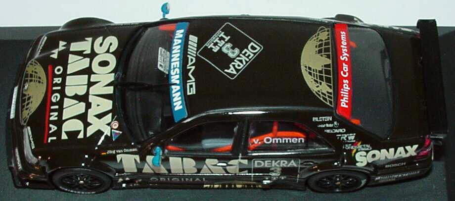 Foto 1:43 Mercedes-Benz C 180 DTM 1995 AMG, Tabac/Sonax Nr. 3, v. Ommen Werbemodell Minichamps B66005016