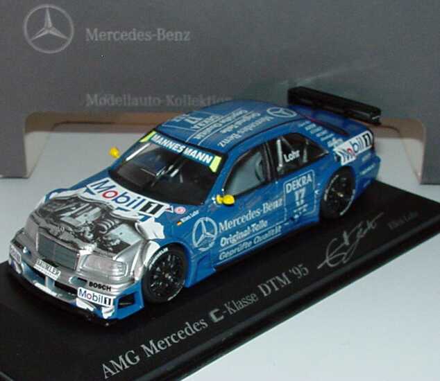 Foto 1:43 Mercedes-Benz C 180 DTM 1995 Original Teile Nr.17, Lohr Werbemodell Minichamps B66005019