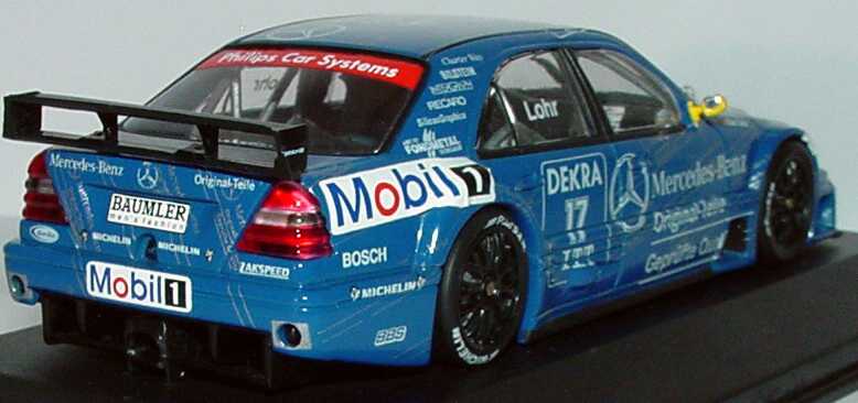Foto 1:43 Mercedes-Benz C 180 DTM 1995 Original Teile Nr.17, Lohr Werbemodell Minichamps B66005019