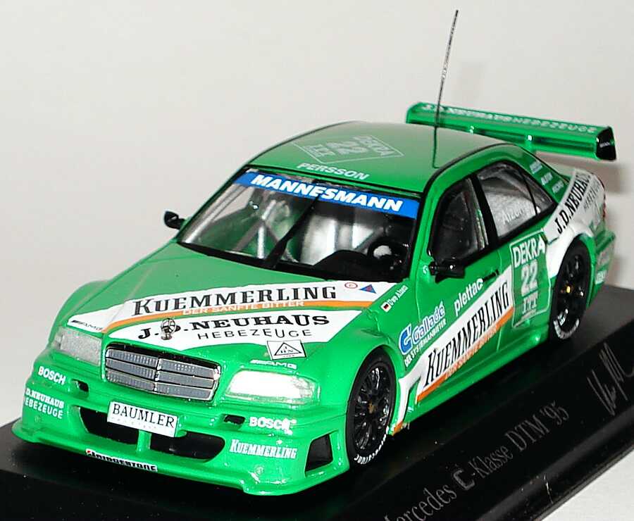 Foto 1:43 Mercedes-Benz C 180 DTM 1995 Persson, Kümmerling Nr.22, Alzen Minichamps 430953422