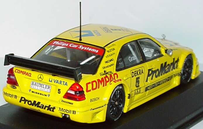 Foto 1:43 Mercedes-Benz C 180 DTM 1995 Zakspeed, ProMarkt Nr.5, Sandy Grau Minichamps 430953505