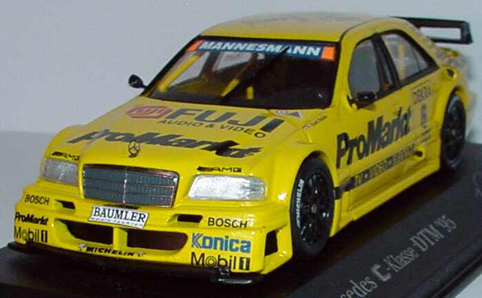 Foto 1:43 Mercedes-Benz C 180 DTM 1995 Zakspeed, ProMarkt Nr.6, Kurt Thiim Werbemodell Minichamps B66005017