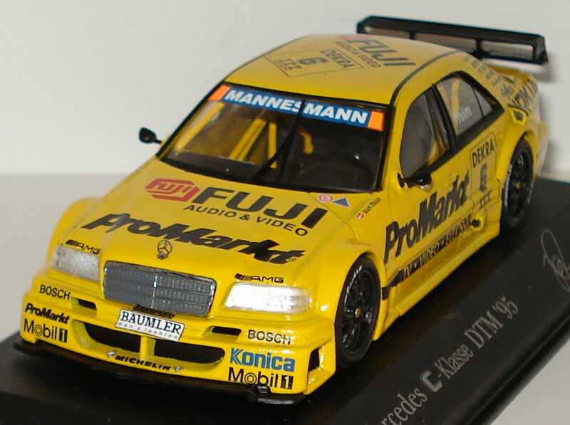 Foto 1:43 Mercedes-Benz C 180 DTM 1995 Zakspeed, ProMarkt Nr.6, Kurt Thiim Minichamps 430953506
