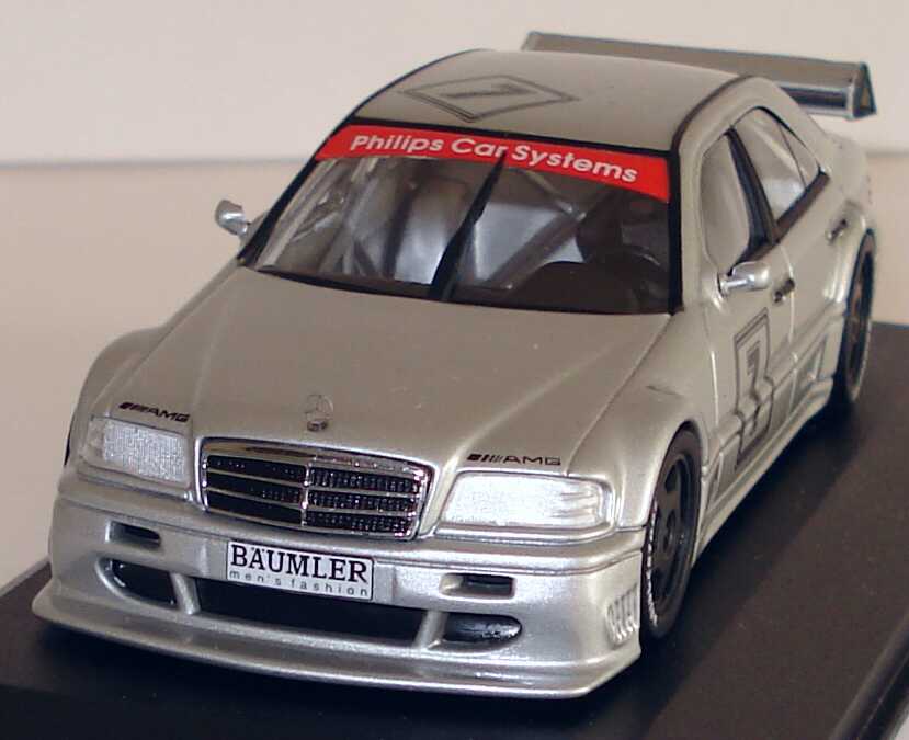Foto 1:43 Mercedes-Benz C 180 DTM silber-met. Nr.7 (Präsentation IAA 1993) Minichamps 430943300