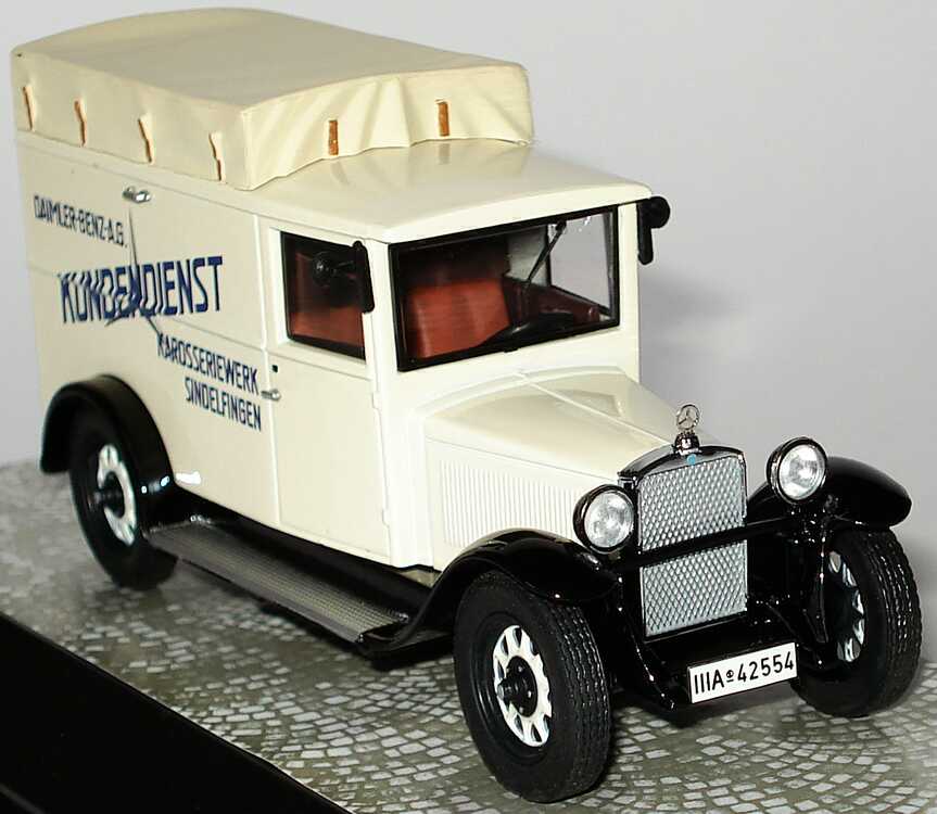 Foto 1:43 Mercedes-Benz L1000 Kastenwagen Daimler-Benz-A.G. Kundendienst Karosseriewerk Sindelfingen Werbemodell Premium ClassiXXs B66042536