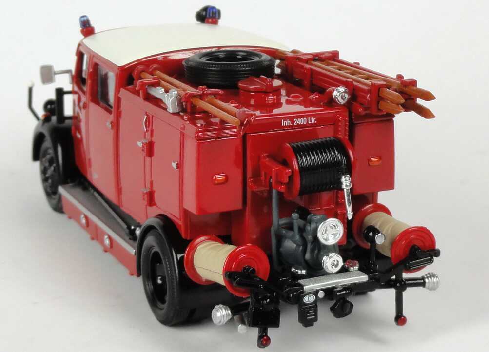 Foto 1:43 Mercedes-Benz L3500 TLF-15 Freiw. Feuerwehr Schorndorf Yat Ming 43014