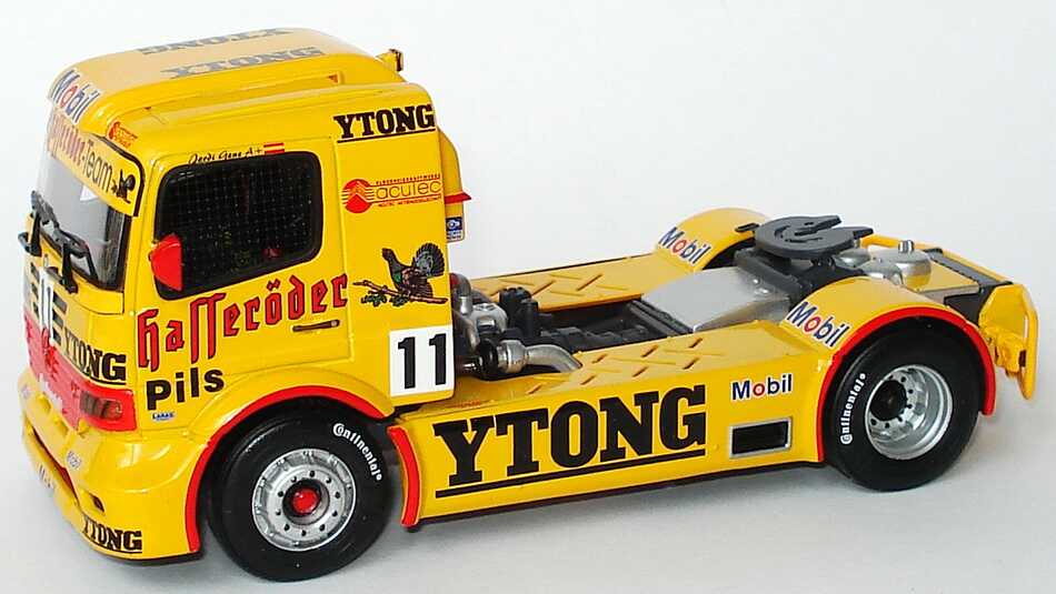 Foto 1:43 Mercedes-Benz Race Atego ETRC 1999 Hasseröder, Ytong Nr.11, Jordi Gene Werbemodell Minichamps B66000289