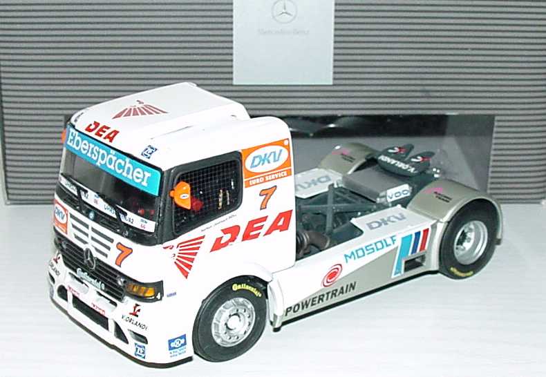 Foto 1:43 Mercedes-Benz Race Atego ETRC 2000 Mosolf, DEA Nr.7, Marcus Österreich Werbemodell Minichamps B66000429