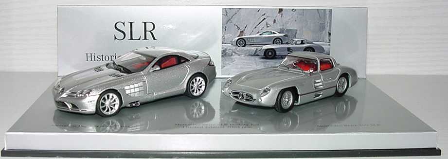 Foto 1:43 Mercedes-Benz SLR History-Set (SLR McLaren + 300 SLR) SLR - Historie und Zukunft Minichamps B66045907