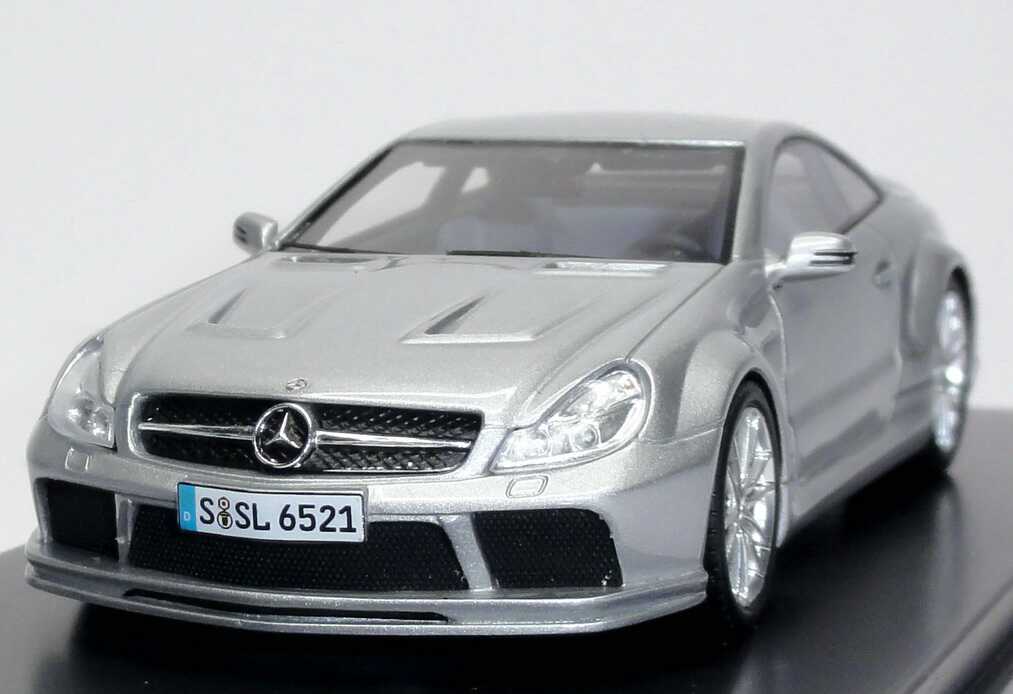 Foto 1:43 Mercedes-Benz SL 65 AMG Black Series (R230, Modell 2008) silber-met. Absolute HOT 450850000