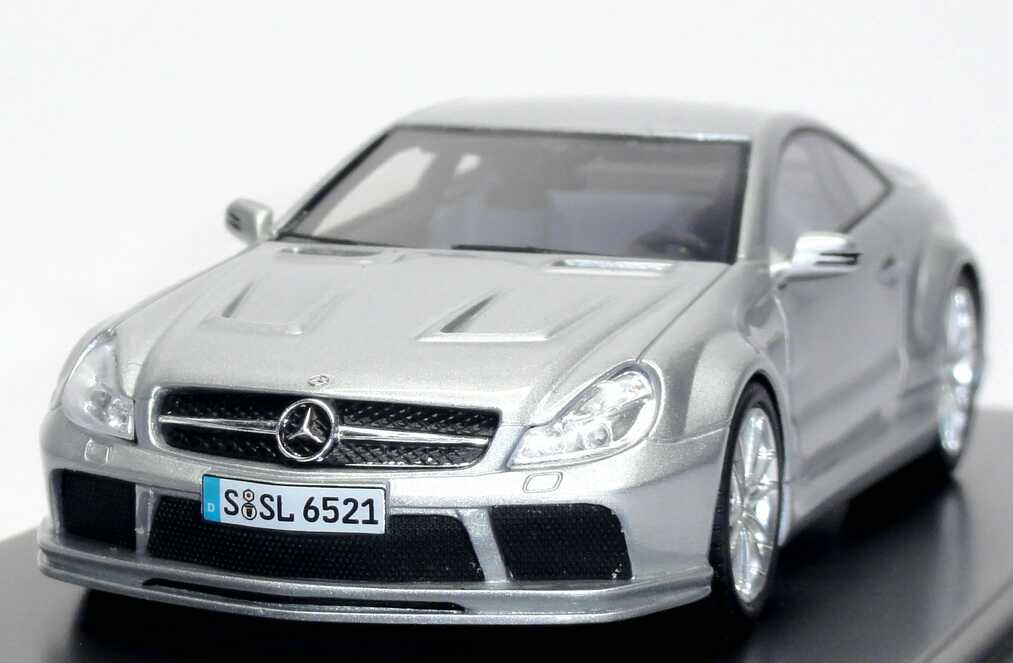 Foto 1:43 Mercedes-Benz SL 65 AMG Black Series (R230, Modell 2008) silber-met. Absolute HOT 450850000
