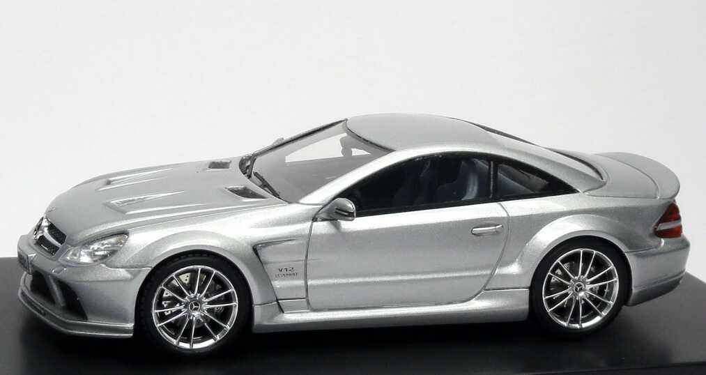 Foto 1:43 Mercedes-Benz SL 65 AMG Black Series (R230, Modell 2008) silber-met. Absolute HOT 450850000