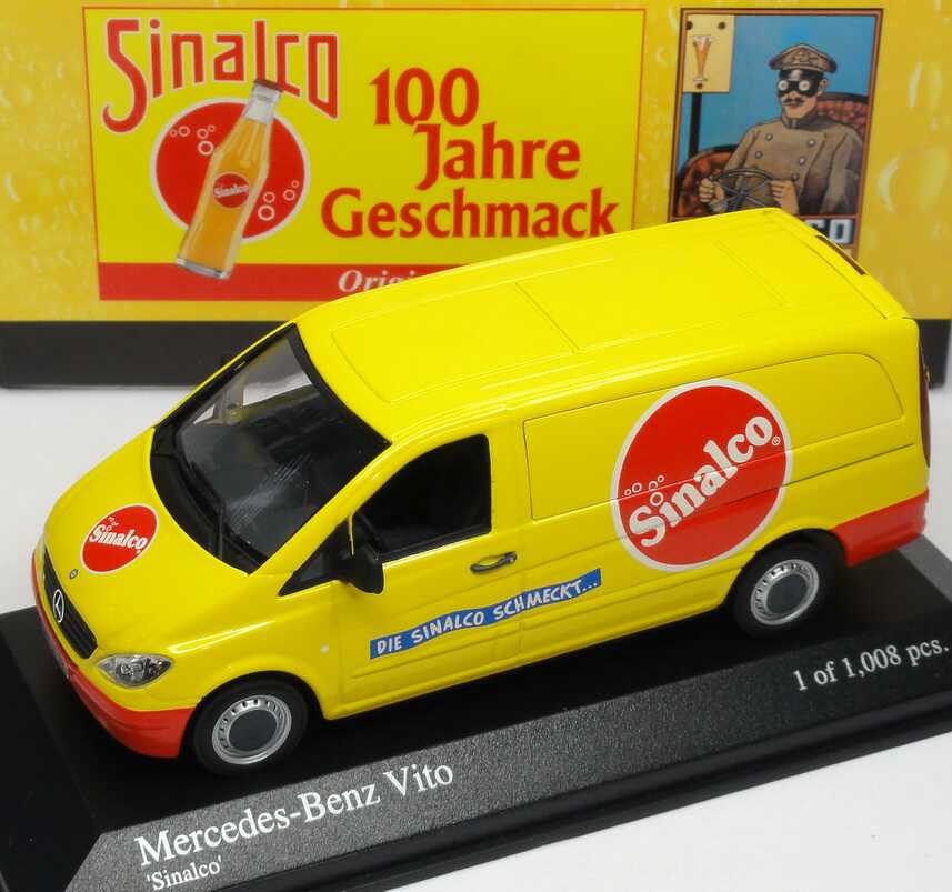 Foto 1:43 Mercedes-Benz Vito II Kasten Sinalco - Die Sinalco schmeckt... Minichamps 400032261