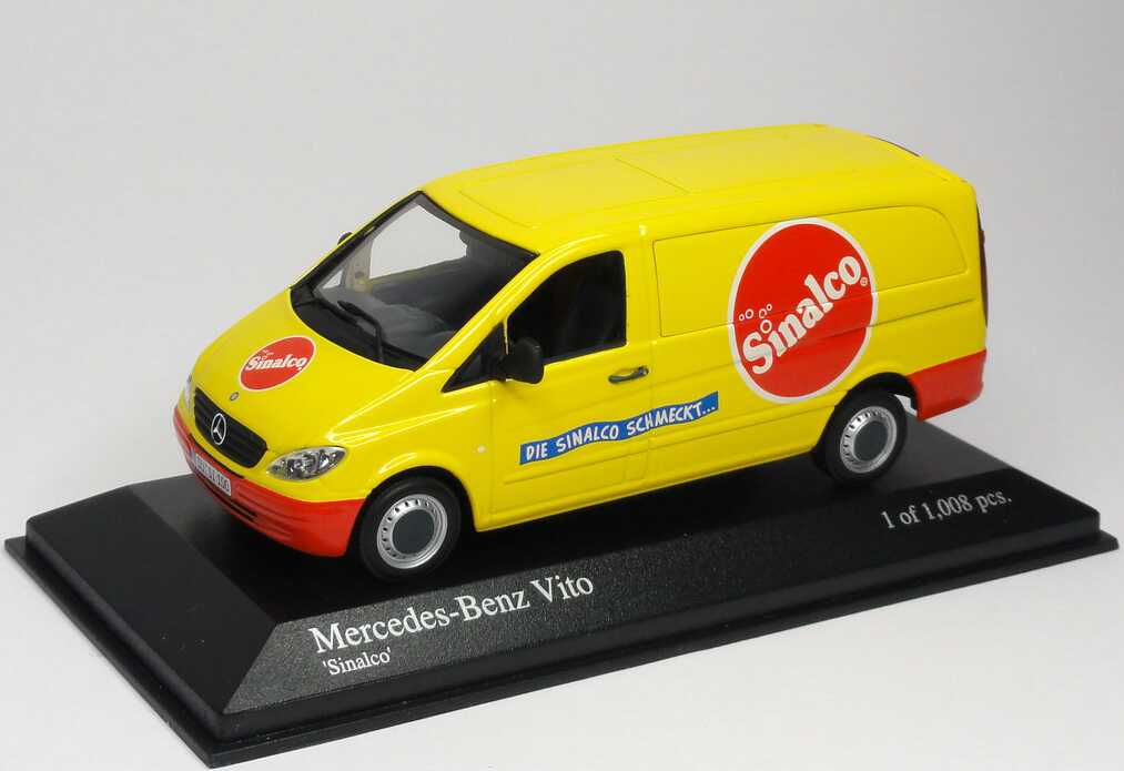 Foto 1:43 Mercedes-Benz Vito II Kasten Sinalco - Die Sinalco schmeckt... Minichamps 400032261