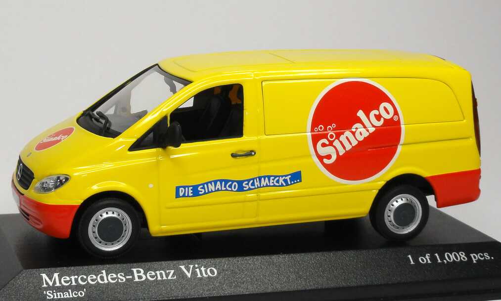 Foto 1:43 Mercedes-Benz Vito II Kasten Sinalco - Die Sinalco schmeckt... Minichamps 400032261