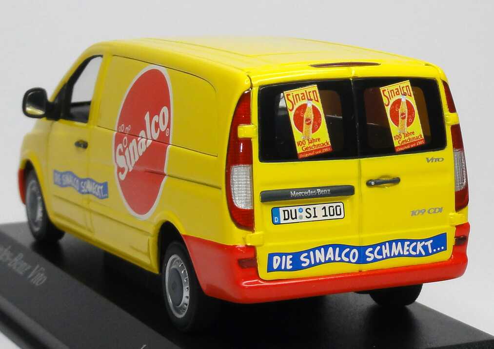 Foto 1:43 Mercedes-Benz Vito II Kasten Sinalco - Die Sinalco schmeckt... Minichamps 400032261