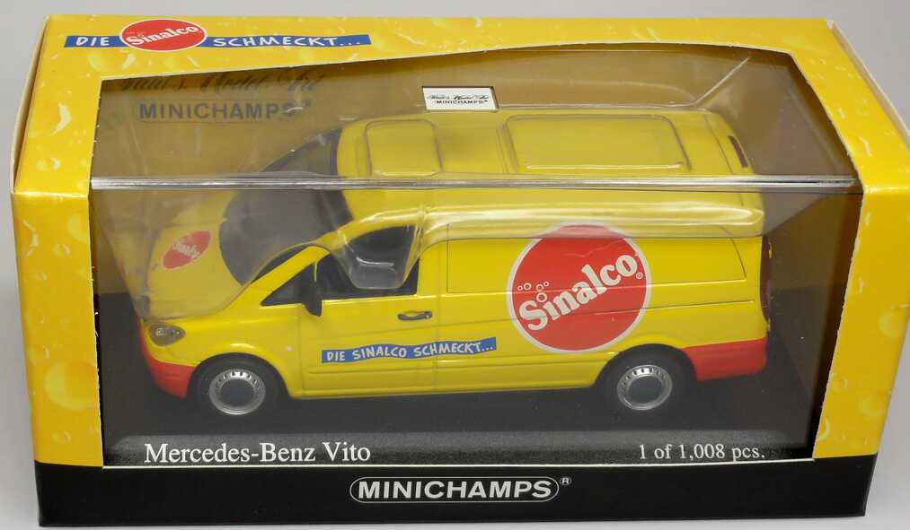 Foto 1:43 Mercedes-Benz Vito II Kasten Sinalco - Die Sinalco schmeckt... Minichamps 400032261