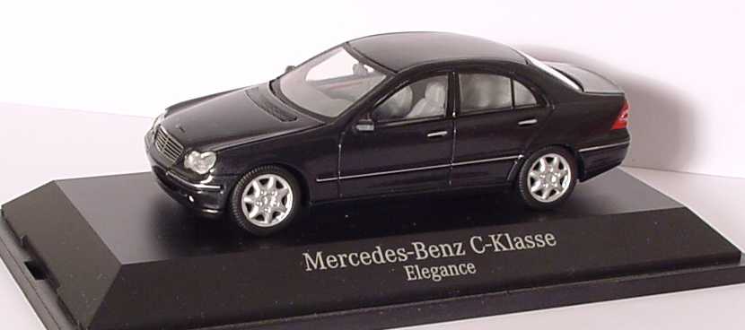 Foto 1:43 Mercedes Benz C-Klasse (W203) schwarz-met. Werbemodell Schuco B66961903