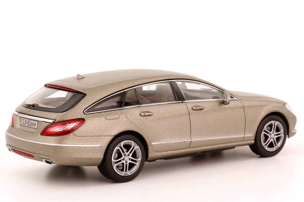 Foto 1:43 Mercedes-Benz CLS Shooting Brake (X218) manganit-grau-magno Werbemodell Norev B66960114
