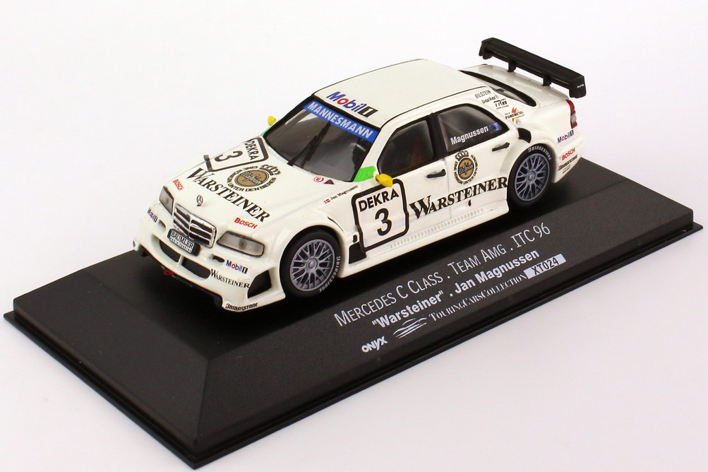 Foto 1:43 Mercedes-Benz C-Klasse (W202) ITC 1996 AMG, Warsteiner Nr.3, Jan Magnussen Onyx XT024